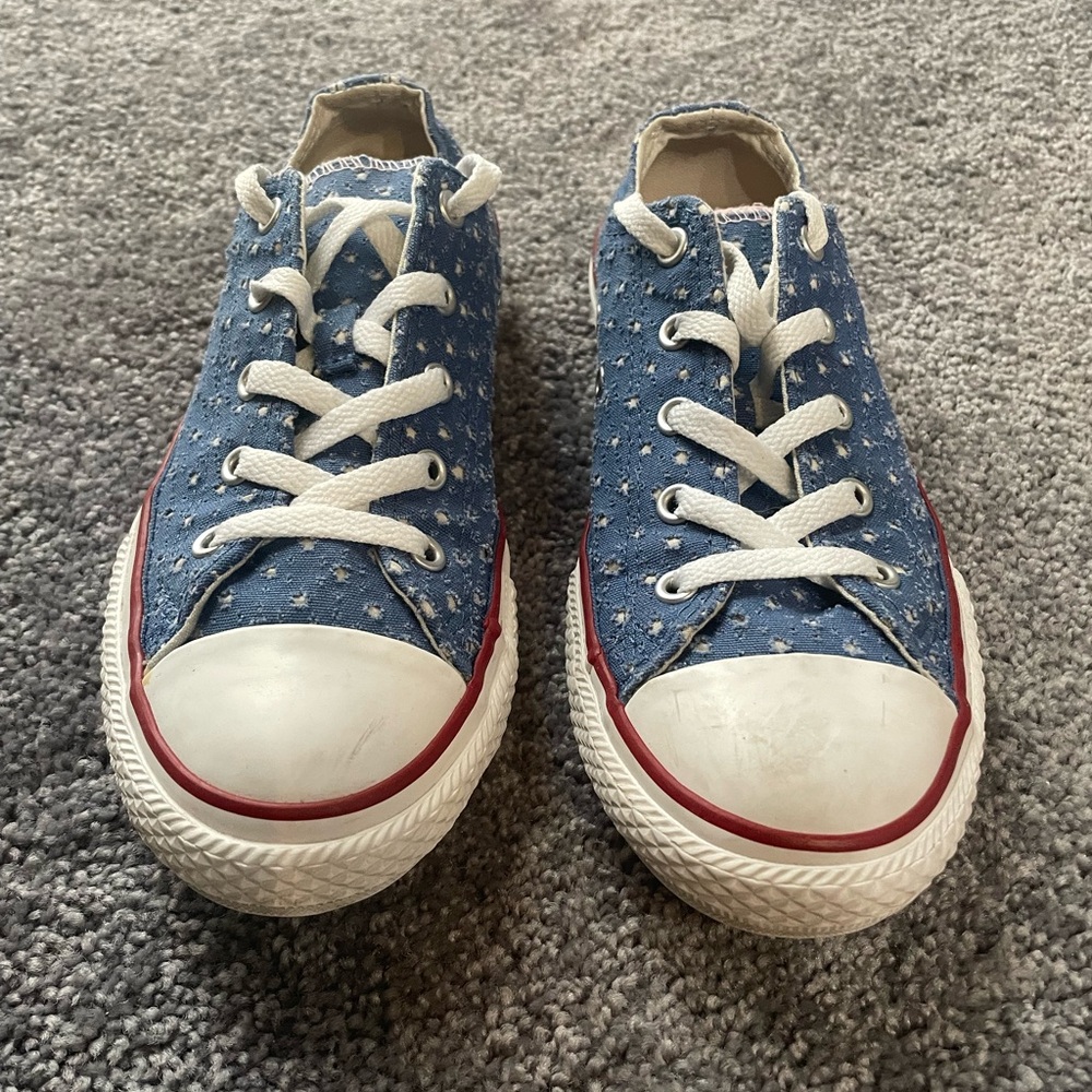 Converse Blue Starry Kids Sneakers